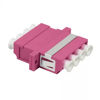 LogiLink LC-Duplex Quad komplet spojk LWL, vijoličen, 12-delni FA04LC7