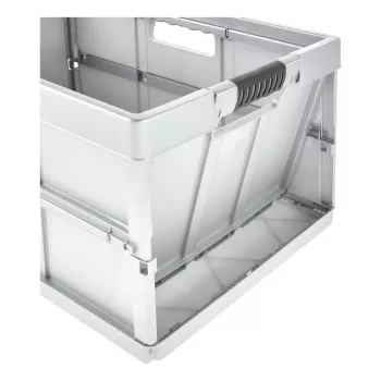 keeeper Profi Faltbox benno, 45 litrov, svetlo srebrna, integrirani mehki ročaji, nosilnost 50 kg 1023716000000