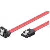 Wentronic 93116 SATA III kabel 0,5m rdeč, 6Gbps z zaponkami