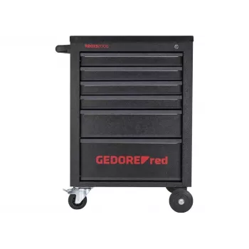 Gedore RED MECHANIC delavni voziček, 6 predalov, črn (3300012)