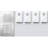Siedle SET CLAB 850-4 E/W avdio set Classic nerjavno jeklo/bel (210010048-00)