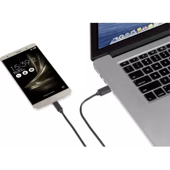 Renkforce RF-4599658 kabel USB 3.2 Gen 1, USB-A na USB-C, 0,5 m, črn
