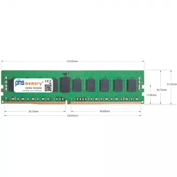 PHS-memory 16GB DDR4 ECC UDIMM 3200MHz PC4-25600E pomnilnik za Synology RackStation RS3626xs SP619472
