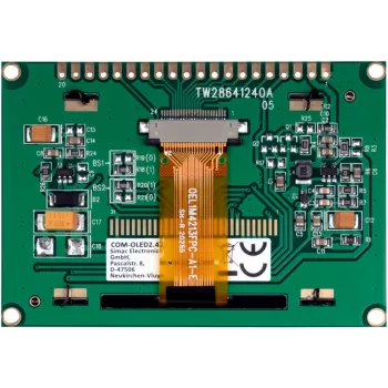 JOY-IT COM-OLED2.42 2,42 inch OLED zaslonski modul 128x64, bel, SPI/I2C, SSD1309