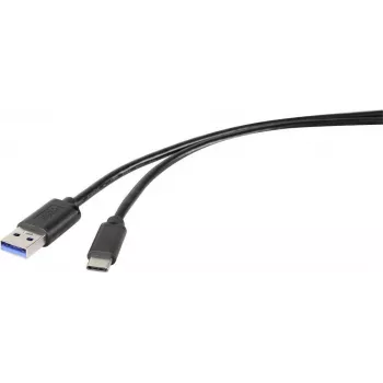 Renkforce RF-4535908 kabel USB 3.2 Gen 1, USB-A na USB-C, 3 m, črn