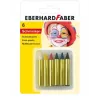 FABER-CASTELL EBERHARD FABER svinčniki za ličenje, kratki, 6 barv, visoka intenzivnost, dermatološko testirani, 1 set (579106)