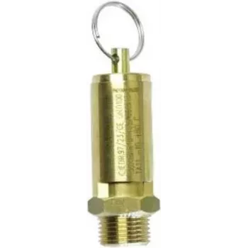 Aerotec varnostni ventil za stisnjen zrak 1/2 inch, 10 bar, medenina 9049104