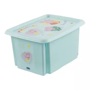 keeeper škatla za shranjevanje karolina Peppa Pig, 15 litrov zložljiva/gnezdilna škatla s pokrovom, PP, akvamarin, 1 kos 1223662433600