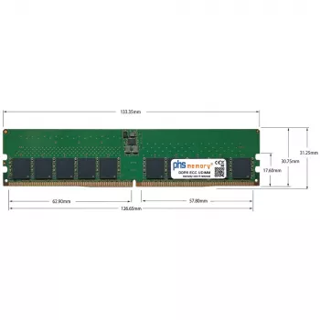PHS-memory 16GB DDR5 ECC UDIMM 5600MHz PC5-44800E RAM modul za Gigabyte Z890 AORUS ELITE X ICE SP570946