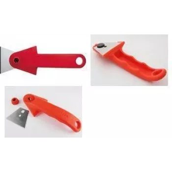 NT Cutter SC-2P strgalo, 60 mm rezilo iz nerjavnega jekla, rdeč plastičen ročaj, 1 kos h1310652