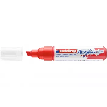 Edding 5000 akrilni marker široka poševna konica rdeč 4-5000902