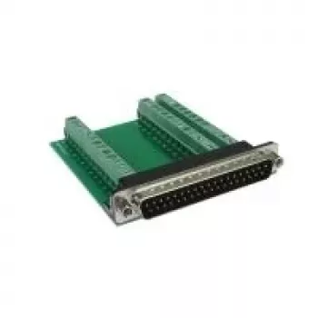 EXSYS EX-49035 adapter D-SUB 37-pin moški na 39-pin vijačni priključni blok, zeleno-srebrn