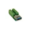 EXSYS EX-49060 adapter 10-pin vtičnica USB 3.0 na terminal block