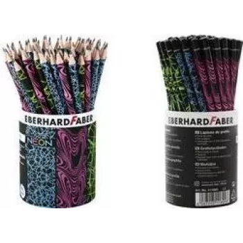 FABER-CASTELL EBERHARD FABER NEON HB grafitni svinčniki, 72 v okroglem peresniku, 2,0 mm mina, brez lesa 511899