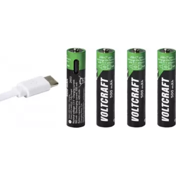 VOLTCRAFT Micro (AAA) Li-Ion baterija 500 mAh 1,5 V paket 4 kosov (VC-17275565)