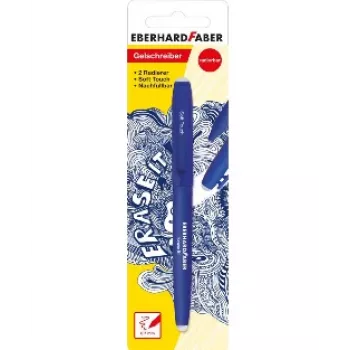 Faber-Castell Eberhard Faber Erase It! gel pero modro 0,7 mm za ponovno polnjenje brisljivo 582181