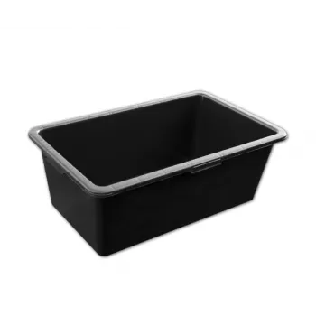 Bradas KTKP60 PVC posoda za malto 60L, črna, z profiliranimi robovi