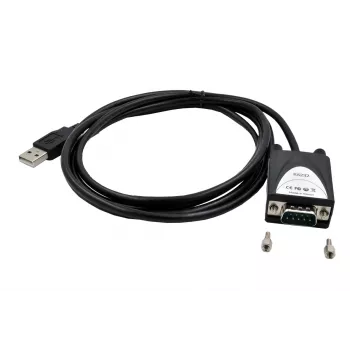 EXSYS EX-1311-2IS USB 2.0 na RS-232 serijski adapter s čipom FTDI FT232RL, 921,6 Kbps, vtič DB9, 0,8 m kabel