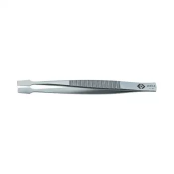 C.K Tools T2364 industrijske pincete 120 mm, nerjavno jeklo, fina konica, ravne, antimagnetne, odporne na kisline