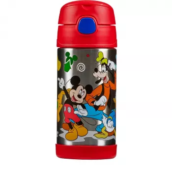 THERMOS FUNTAINER steklenica za pijačo s slamico, Disney Minnie Mouse, 0,35 L, nerjavno jeklo, roza 4113.412.035