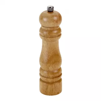 Metaltex Spice Line ročni mlinček za začimbe, kavčukovec, rjav, 170 mm, nastavljiva stopnja mletja, polnjenje od zgoraj, 1 kos 586017010