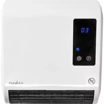 Nedis HTBA20WT keramična grelna pihalna naprava 1500 W belo-siva za do 20 m²