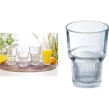 Esmeyer Arcoroc Starline kozarec 420 ml, kaljeno steklo, primerno za pomivalni stroj, zložljivo, set 6 kosov 384-6735