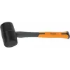 Bradas gumijasto kladivo 450 g antracit/oranžna 340 mm steklen ročaj nedrseč TPR ročaj DIY-HF6045