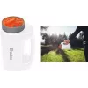 Bradas ročni mini sejalnik WHITE LINE, 2 litra, bel/antracit, plastika, ergonomski ročaj, 1 kos (WL-SE101)