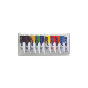 GIOTTO gvaš barve Extra Fine, 10 x 10 ml aluminijaste tube, različne barve F30190000