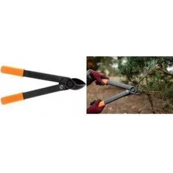 Bradas nakovalna obrezovalnica vej V-SERIES SUPER LIGHT antracitno-oranžna, nakovalno rezilo z zaščitno prevleko, 1 kos (KT-V1260)