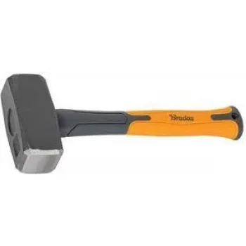 Bradas DIY-HF5100 kladivo, 1000 g glava, antracit/oranžna, 280 mm stekloplastični ročaj z nedrsečim TPR-oprijemom, 1 kos