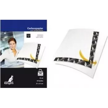 KANGARO karbon papir DIN A4+, 100 listov, črn, 210 x 310 mm, za pisalne stroje K-7800492