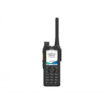 Hytera HP785G BT V1 VHF digitalna/analogna ročna radijska postaja z GPS, Bluetooth, baterijo 2400mAh, namiznim polnilnikom, anteno in pasno sponko