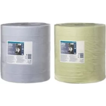 TORK industrijska rola brisalnega papirja, 3-slojna, zelena, 340 m, perforirana, reliefna, 1 rola (129364)