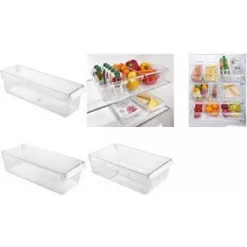 Metaltex Frigo-System organizator za hladilnik, srednji, prozoren, polistiren, 1 kos 235407000