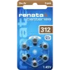 Renata ZA312 cink-zračna baterija za slušne aparate PR41 165 mAh 1,4 V, 6 kosov ZA312.DP6 0HG