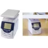 RAADHUIS RD-351143 digitalna poštna tehtnica 500 g, razdelitev 1 g, belo-modra plastika, tara, vklop/izklop, na baterije