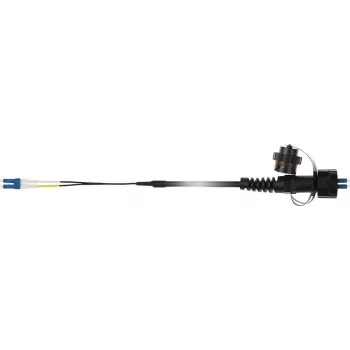 ACT 10m enorodovni OS2 dupleks optični patch kabel LC na IP67 LC 9/125µm rumen RL7310