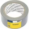 RAADHUIS tkani trak, 50 mm x 50 m, srebrn lepilni trak za popravila, trga se z roko – 1 zvitek (RD-351312)