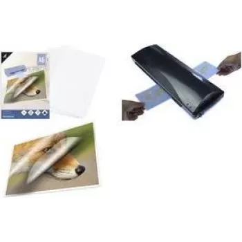 KANGARO K-16009 folije za laminiranje A4 sijaj 250 mikronov (2x125) 216x303 mm - 1 kos