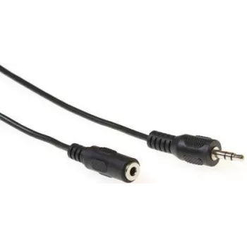 ACT AK2031 avdio kabel 5 m 3,5 mm vtič na vtič črn