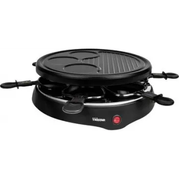 Tristar RA-2998 raclette žar s 6 ponevami s premazom proti prijemanju, 800 W, črn