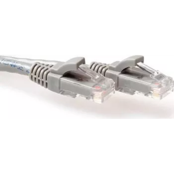 ACT siv 0,25 m U/UTP CAT6 Snagless patch kabel s konektorji RJ45 (IS8052)