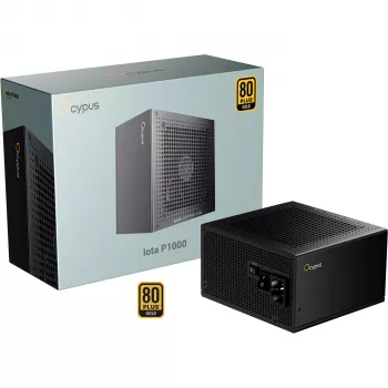 OCYPUS Iota P1000 1000W 80 PLUS Gold ATX 3.0 popolnoma modularno napajalnik - črn