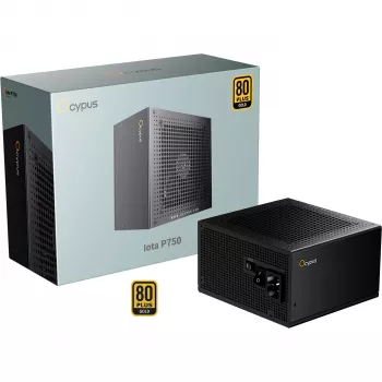OCYPUS Iota P750 750W 80 PLUS Gold popolnoma modularno ATX 3.0 napajalnik - črn
