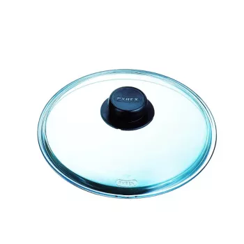 PYREX steklen pokrov 24 cm, borosilikatno steklo