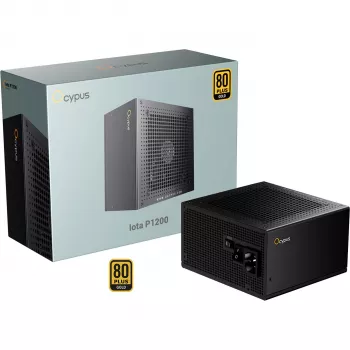 OCYPUS Iota P1200 1200W 80 PLUS Gold popolnoma modularno napajalnik ATX 3.0 - črn