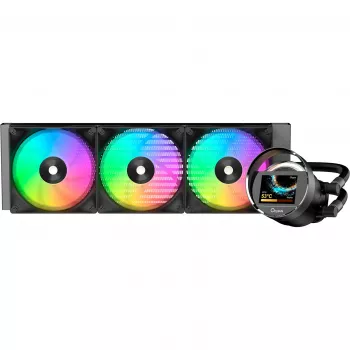 Ocypus Sigma L36 ARGB črn 360mm AIO tekočinski CPU hladilnik
