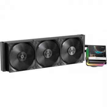 Ocypus Sigma L36 PRO AIO tekočinski hladilnik CPU 360mm ARGB črn